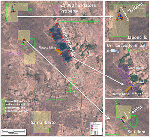 2018 Initial Exploration Programs at Platosa